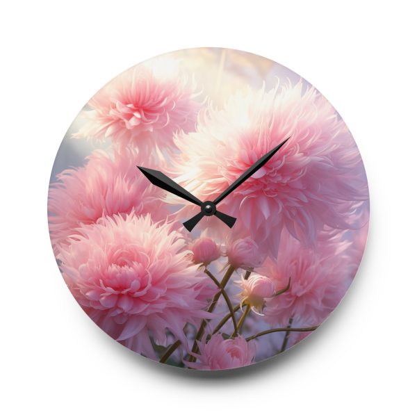 Rise and Shine Powder Puffs - Acrylic Wall Clock - Image 13