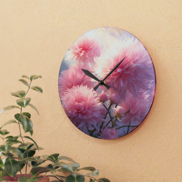 Rise and Shine Powder Puffs - Acrylic Wall Clock - Image 15