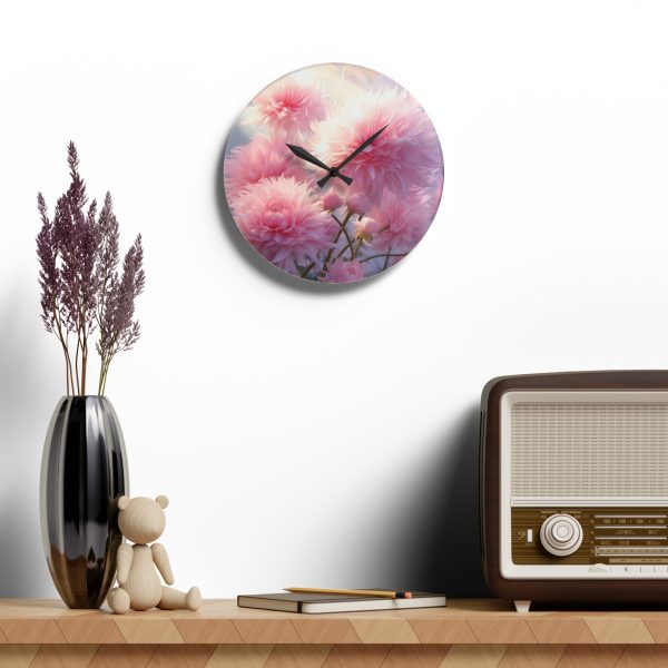 Rise and Shine Powder Puffs - Acrylic Wall Clock - Image 16