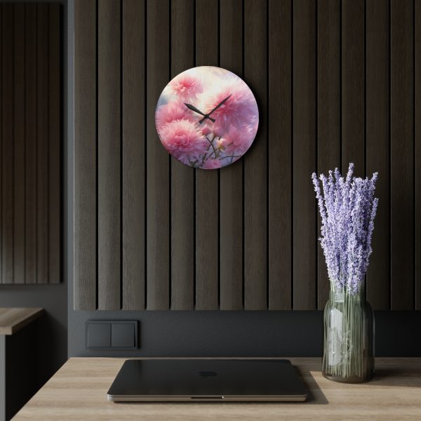 Rise and Shine Powder Puffs - Acrylic Wall Clock - Image 17