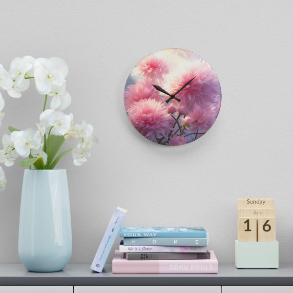 Rise and Shine Powder Puffs - Acrylic Wall Clock - Image 18