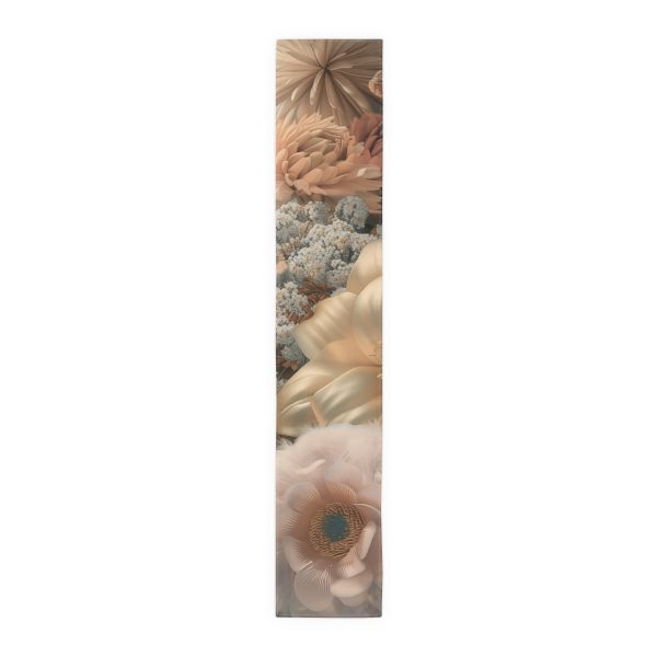 Lustrous Peach Baroque Floral 02 - Table Runner (Cotton, Poly) - Image 16